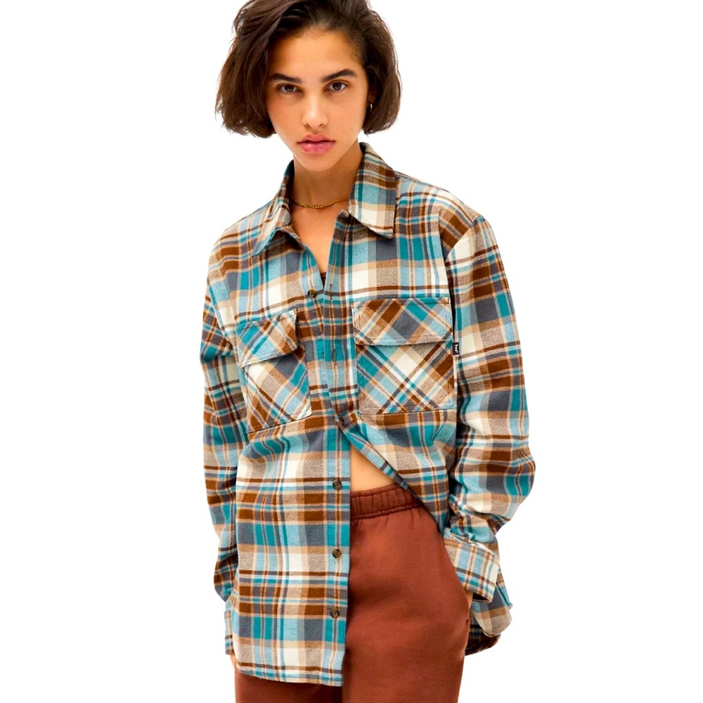 Aritzia TNA Plaid Oversized Button-up Shirt
